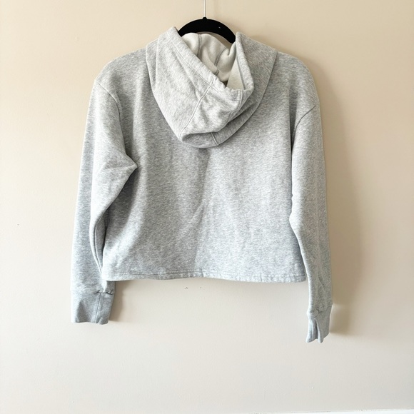 Under Armour Grey Cropped Hoodie Size Small - Picture 2 of 6